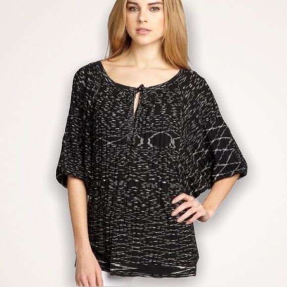 BCBGMAXAZRIA Oversized Silk Blend Dolman Sweater - Picture 1 of 10
